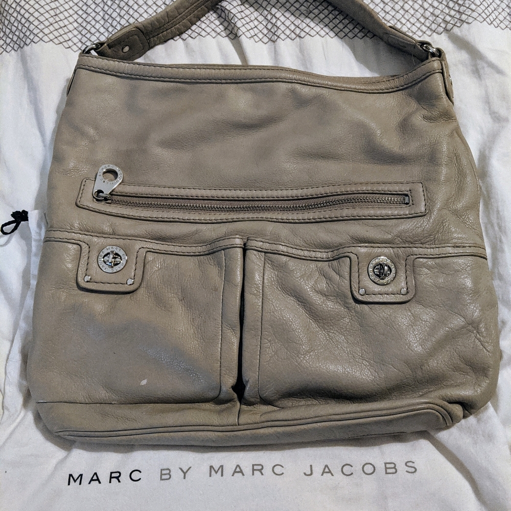Marc by Marc Jacobs Gray Leather Bag